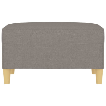 Poggiapiedi Tortora 70x55x41 cm in Tessuto