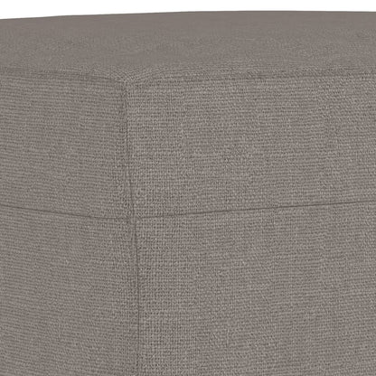Poggiapiedi Tortora 70x55x41 cm in Tessuto