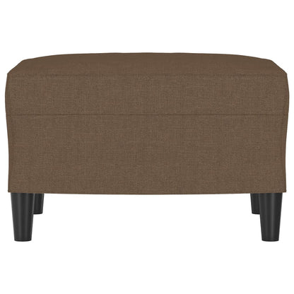 Poggiapiedi Marrone 60x50x41 cm in Tessuto
