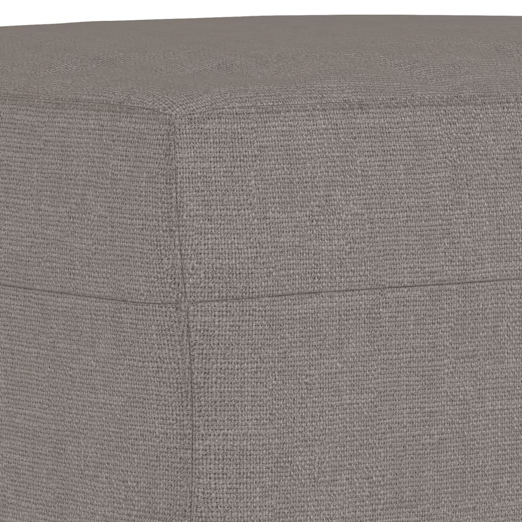 Poggiapiedi Tortora 70x55x41 cm in Tessuto