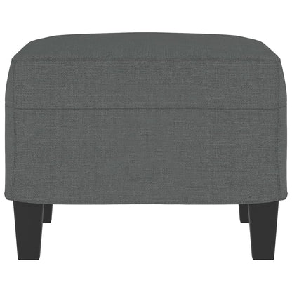 Poggiapiedi Grigio Scuro 60x50x41 cm in Tessuto