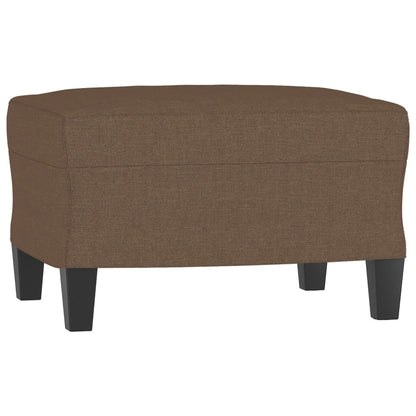 Poggiapiedi Marrone 60x50x41 cm in Tessuto