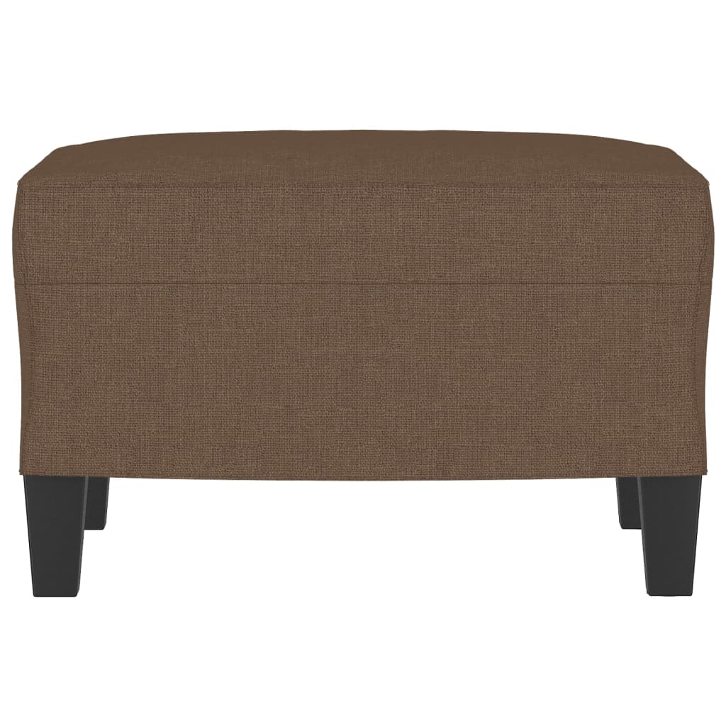 Poggiapiedi Marrone 60x50x41 cm in Tessuto