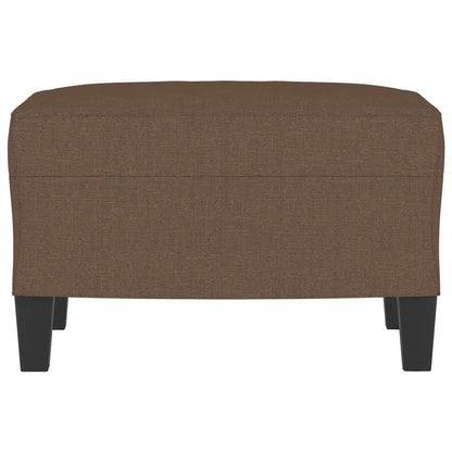 Poggiapiedi Marrone 60x50x41 cm in Tessuto
