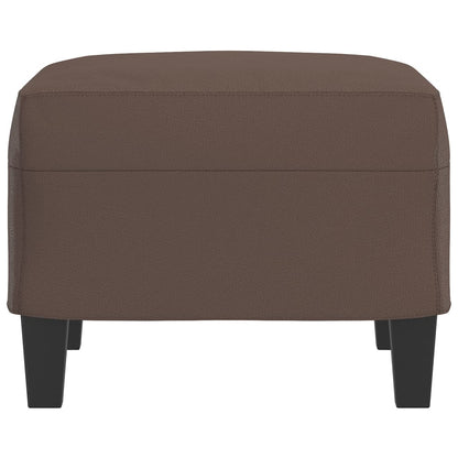 Poggiapiedi Marrone 60x50x41 cm in Similpelle