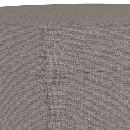 Poggiapiedi Tortora 70x55x41 cm in Tessuto