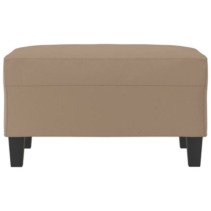 Poggiapiedi Cappuccino 70x55x41 cm in Similpelle