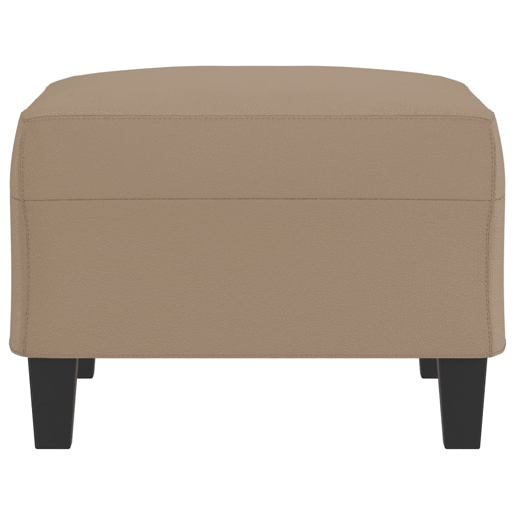 Poggiapiedi Cappuccino 70x55x41 cm in Similpelle