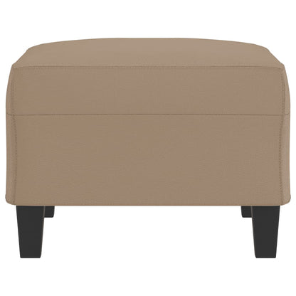 Poggiapiedi Cappuccino 70x55x41 cm in Similpelle