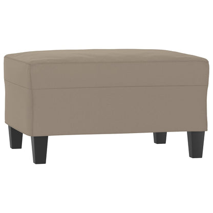 Poggiapiedi Tortora 70x55x41 cm in Tessuto Microfibra