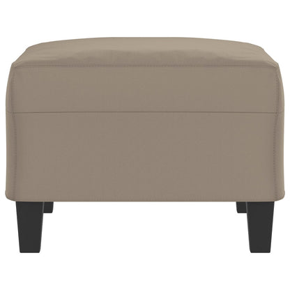 Poggiapiedi Tortora 70x55x41 cm in Tessuto Microfibra