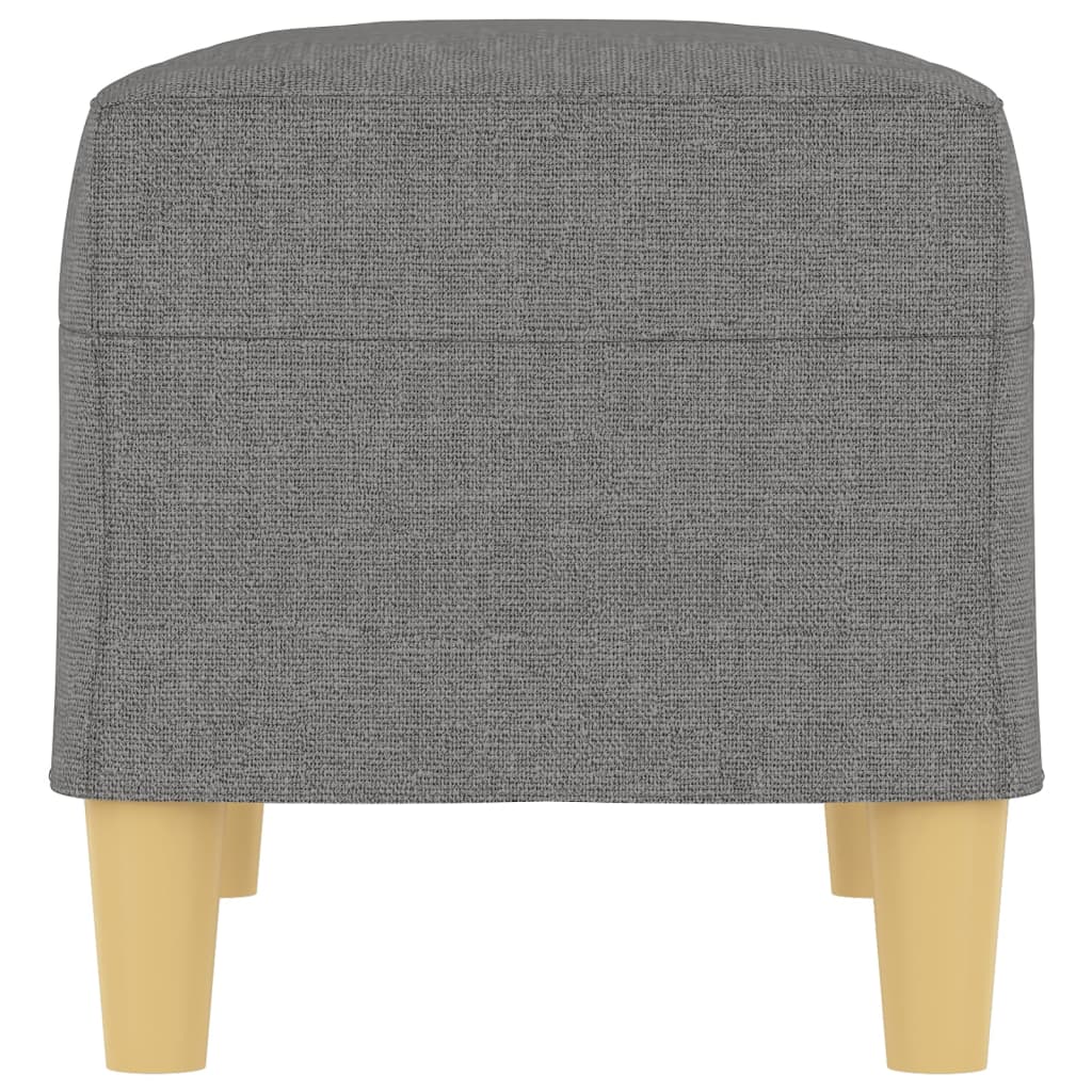 Panca Grigio Scuro 70x35x41 cm in Tessuto