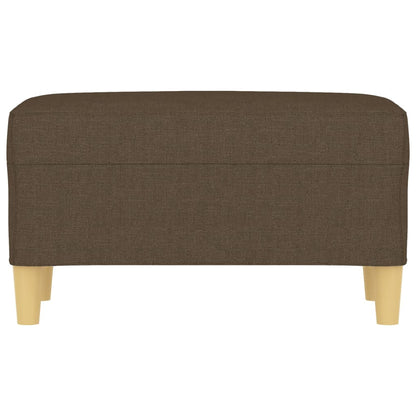 Panca Marrone 70x35x41 cm in Tessuto
