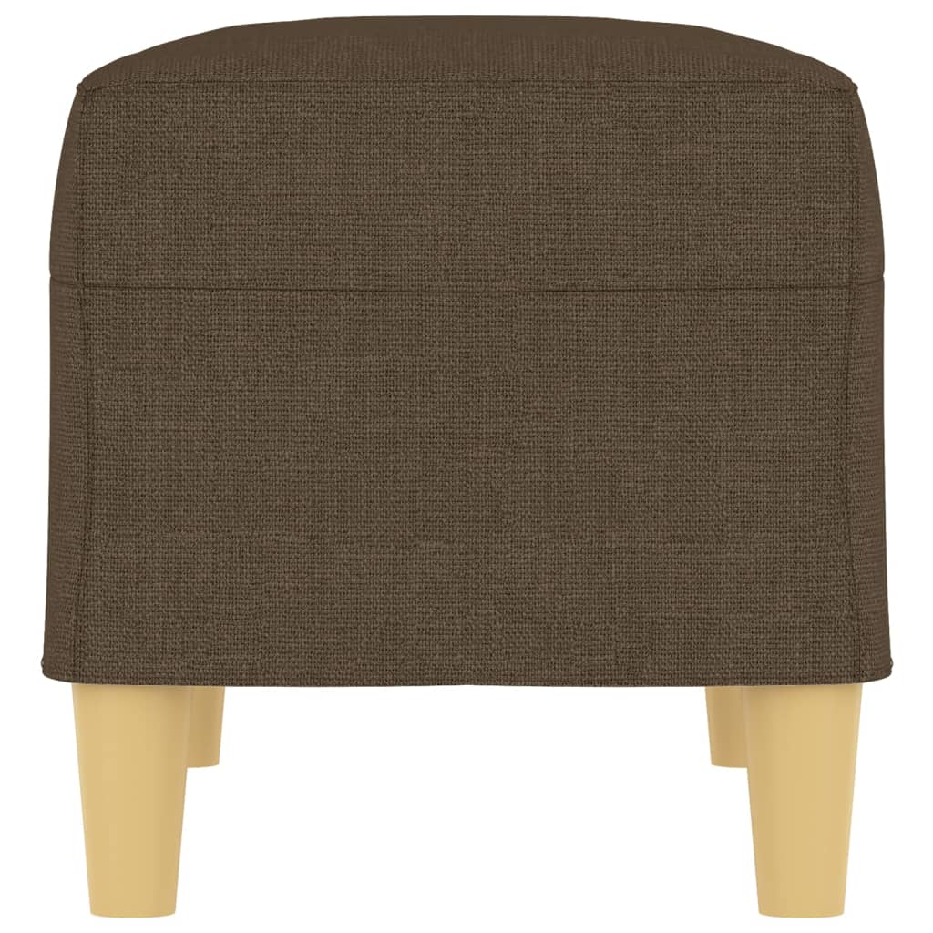 Panca Marrone 70x35x41 cm in Tessuto