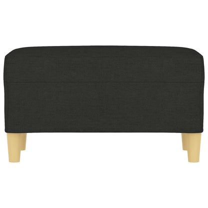 Panca Nero 70x35x41 cm in Tessuto