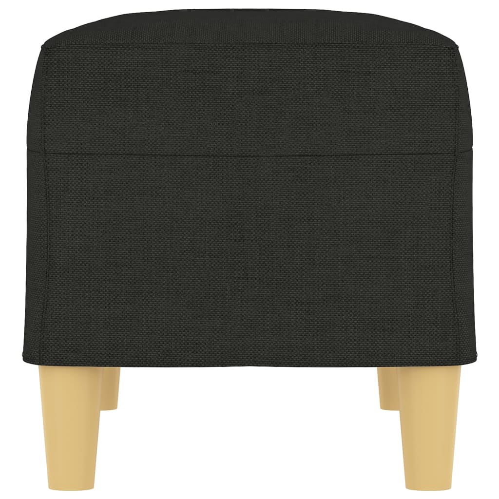 Panca Nero 70x35x41 cm in Tessuto
