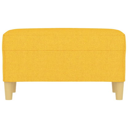Panca Giallo Chiaro 70x35x41 cm in Tessuto