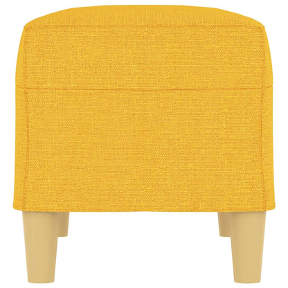 Panca Giallo Chiaro 70x35x41 cm in Tessuto