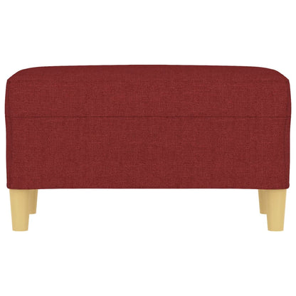 Panca Rosso Vino 70x35x41 cm in Tessuto