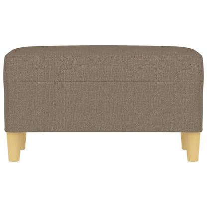 Panca tortora 70x35x41 cm in Tessuto