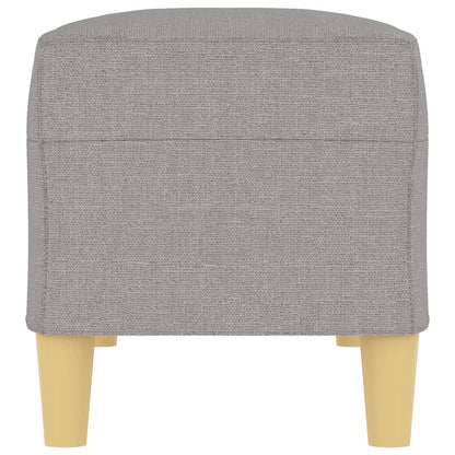 Panca Grigio chiaro 100x35x41 cm in Tessuto