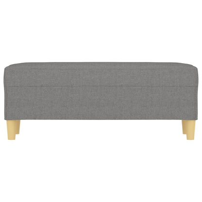 Panca Grigio Scuro 100x35x41 cm in Tessuto