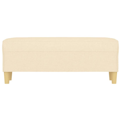 Panca Crema 100x35x41 cm in Tessuto