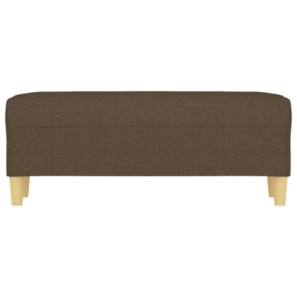 Panca Marrone 100x35x41 cm in Tessuto
