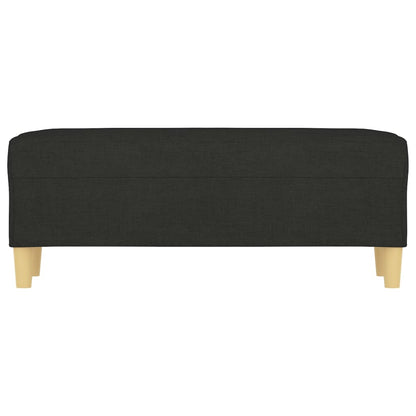 Panca Nera 100x35x41 cm in Tessuto