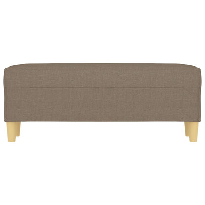 Panca Tortora 100x35x41 cm in Tessuto