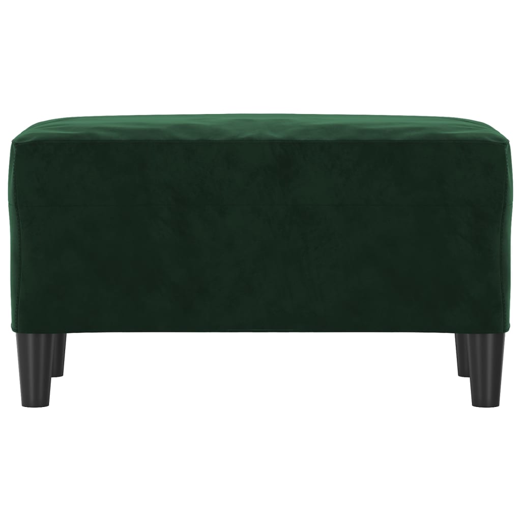 Panca Verde Scuro 70x35x41 cm in Velluto