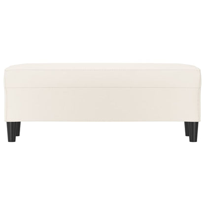 Panca Crema 100x35x41 cm in Similpelle