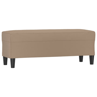 Panca Cappuccino 100x35x41 cm in Similpelle