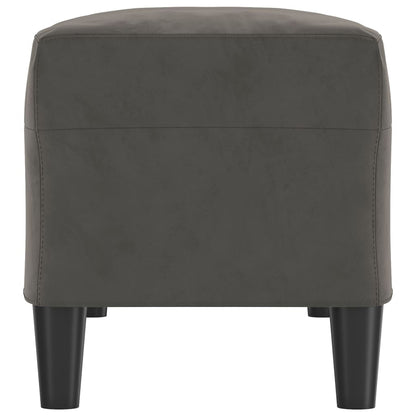 Panca Grigio Scuro 100x35x41 cm in Velluto