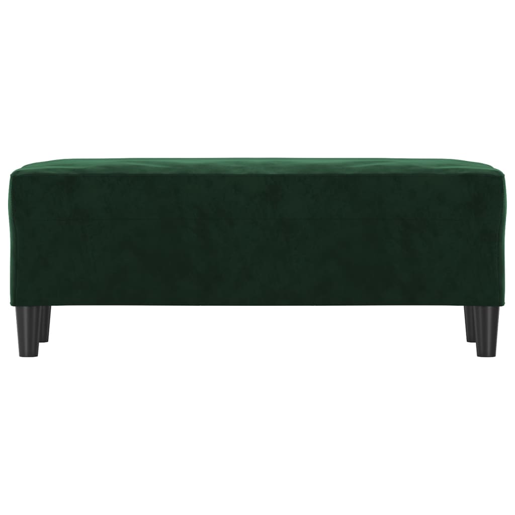 Panca Verde Scuro 100x35x41 cm in Velluto