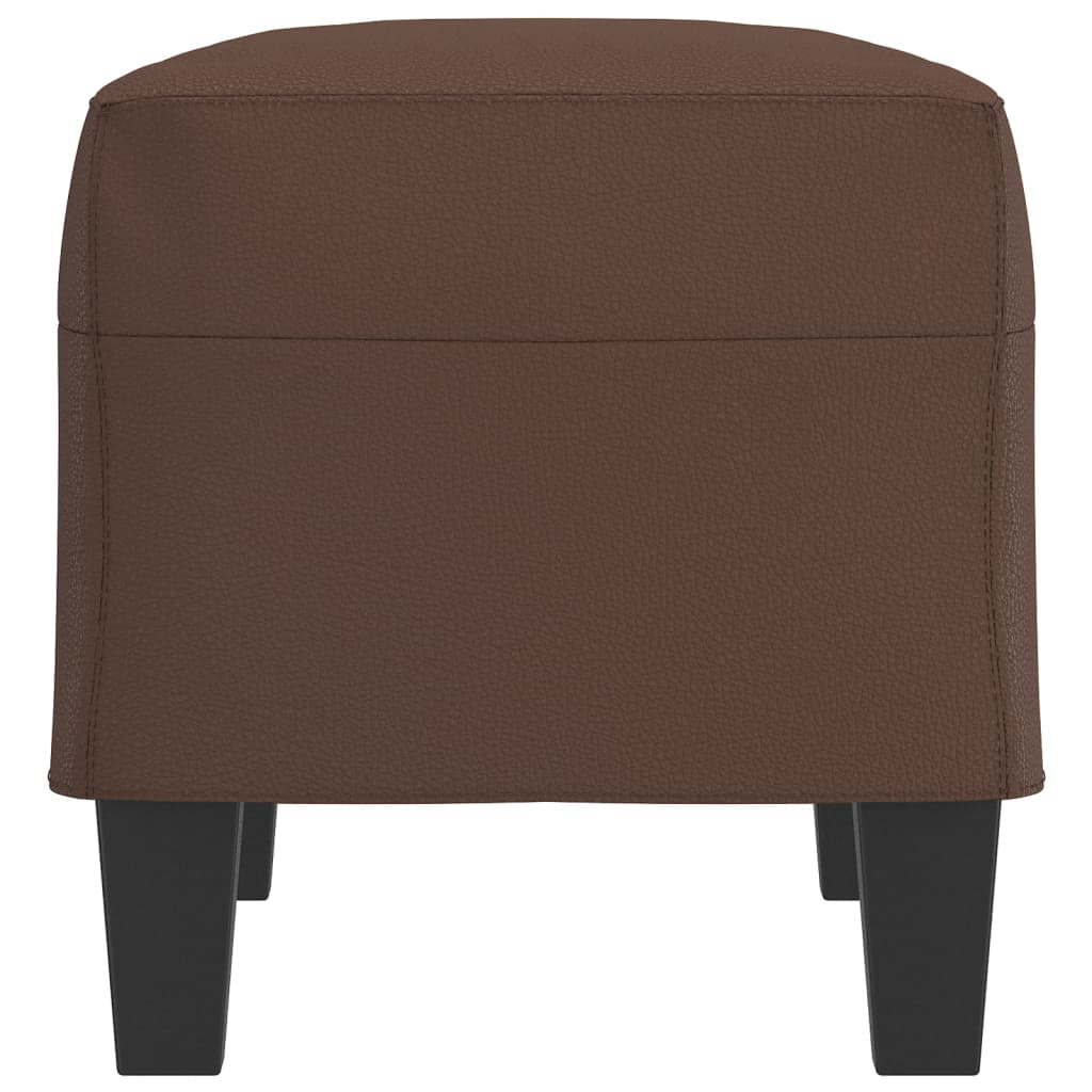 Panca Marrone 70x35x41 cm in Similpelle