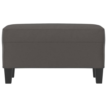 Panca Grigia 70x35x41 cm in Similpelle
