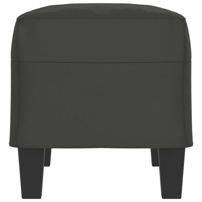 Panca grigio scuro 70x35x41 cm in Microfibra