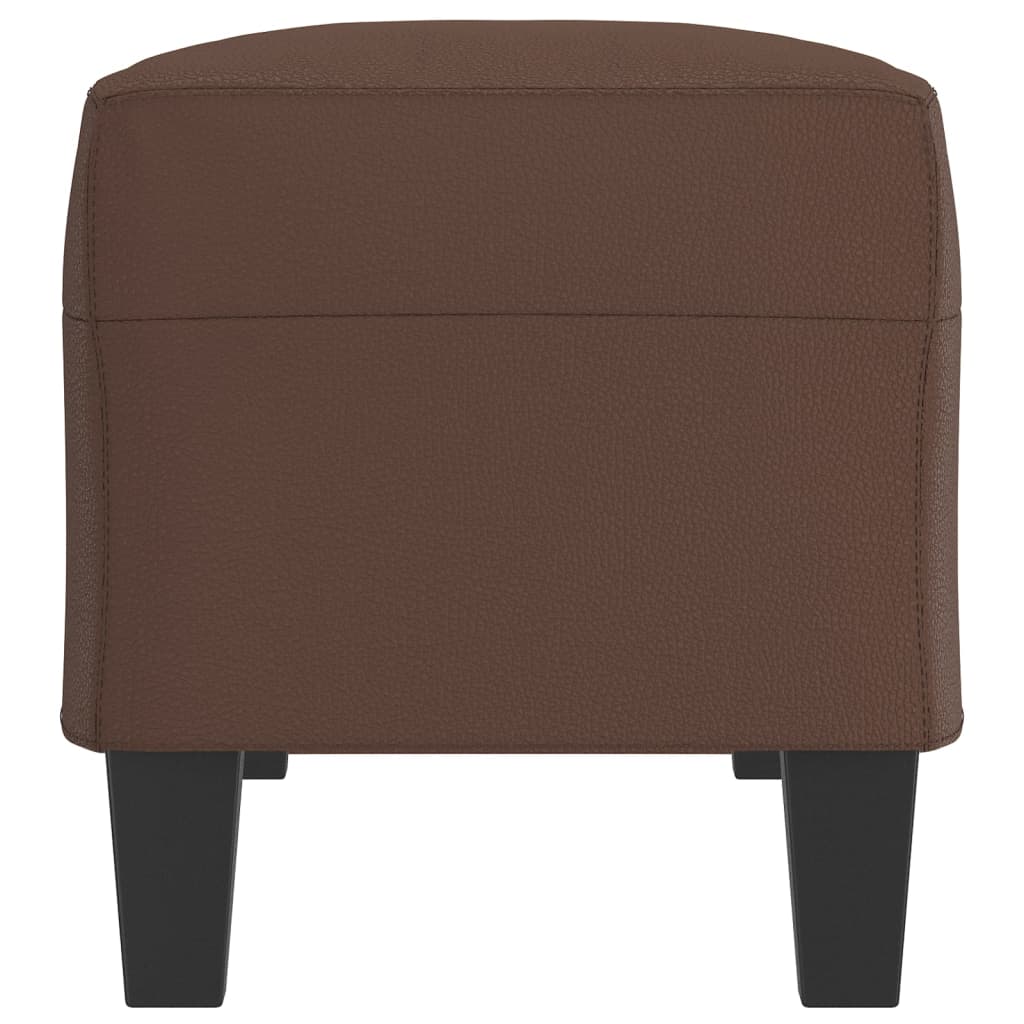 Panca Marrone 100x35x41 cm in Similpelle