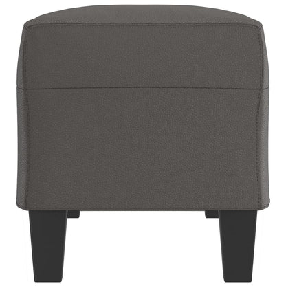 Panca Grigia 100x35x41 cm in Similpelle