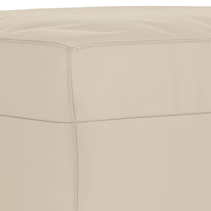 Panca crema 100x35x41 cm in Microfibra