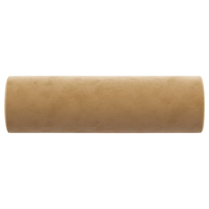 Cuscini Decorativi 2 pz Marrone Ã˜15x50 cm in Velluto