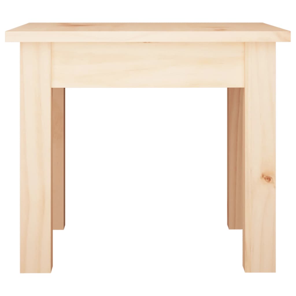 Tavolino da Salotto 35x35x30 cm Legno Massello di Pino