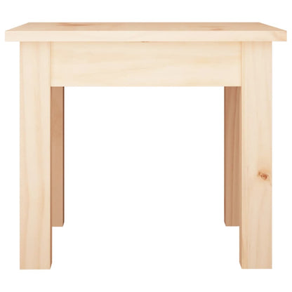 Tavolino da Salotto 35x35x30 cm Legno Massello di Pino