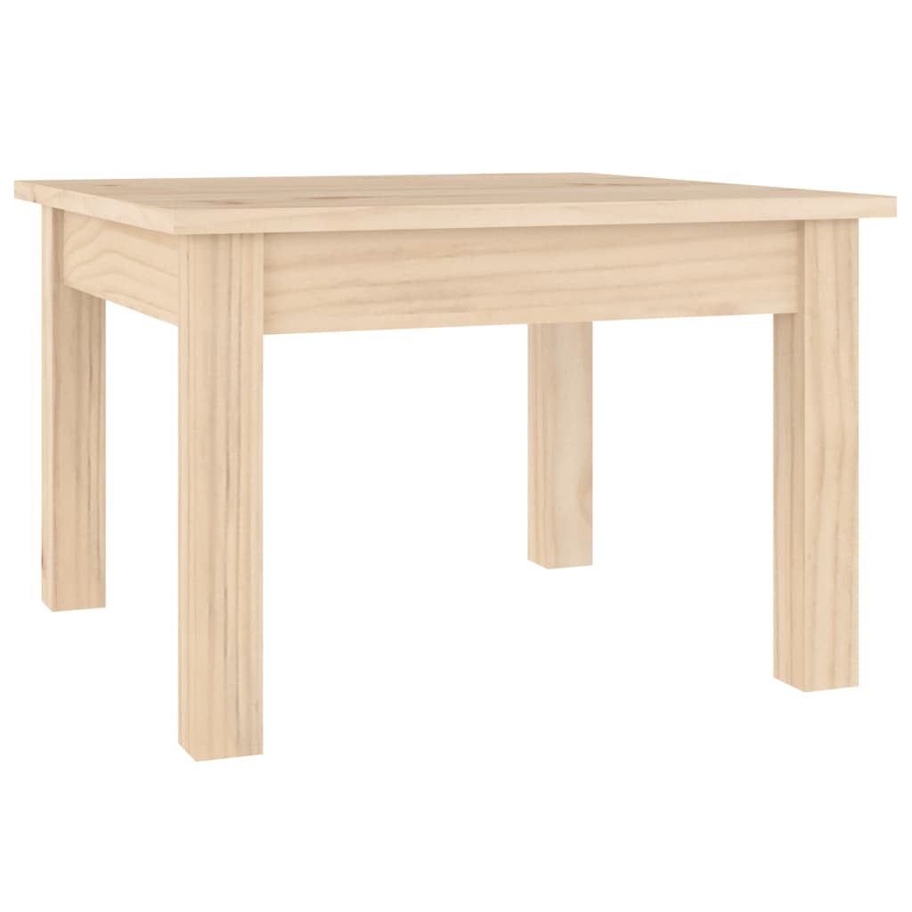 Tavolino da Salotto 45x45x30 cm Legno Massello di Pino