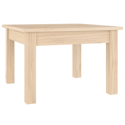 Tavolino da Salotto 45x45x30 cm Legno Massello di Pino