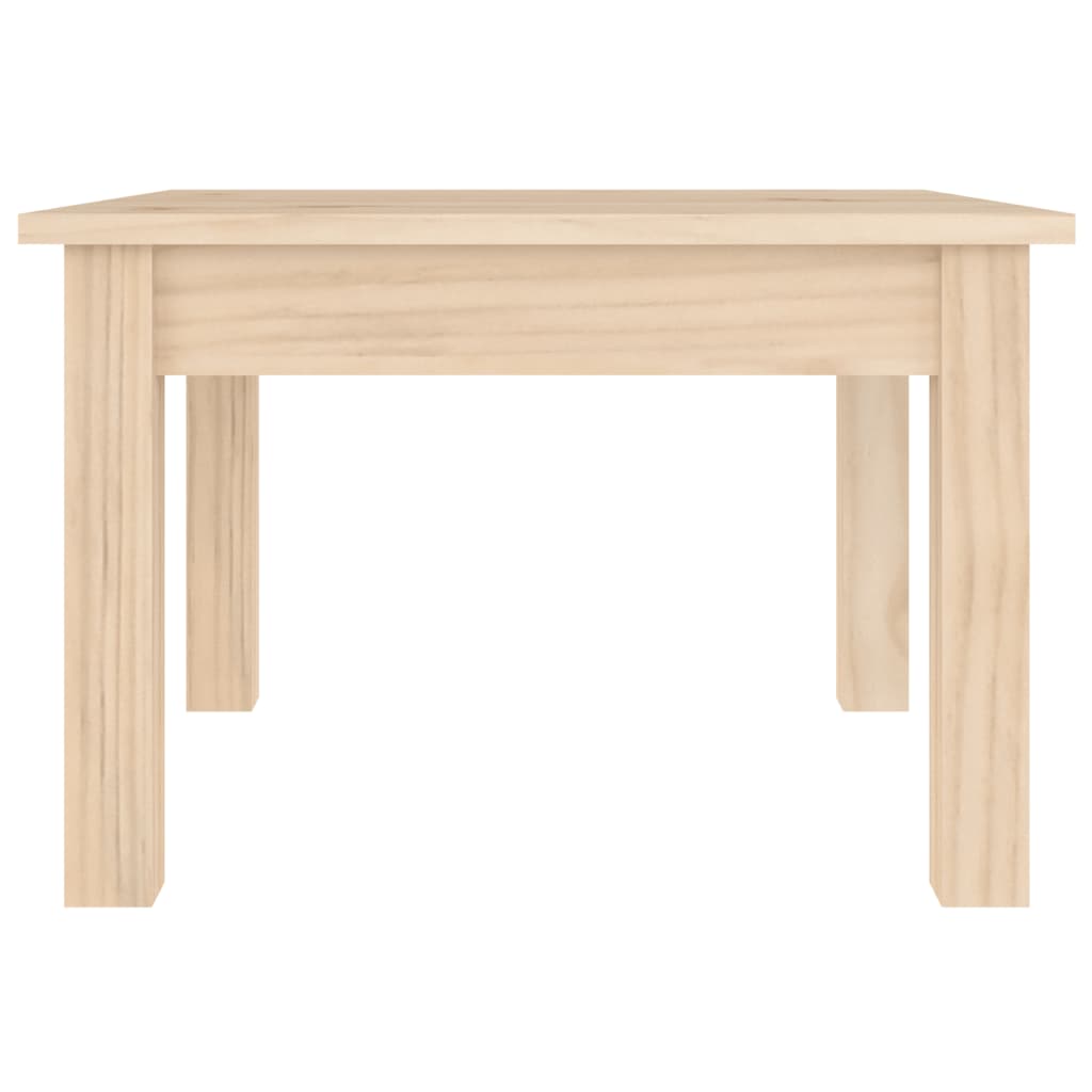 Tavolino da Salotto 45x45x30 cm Legno Massello di Pino