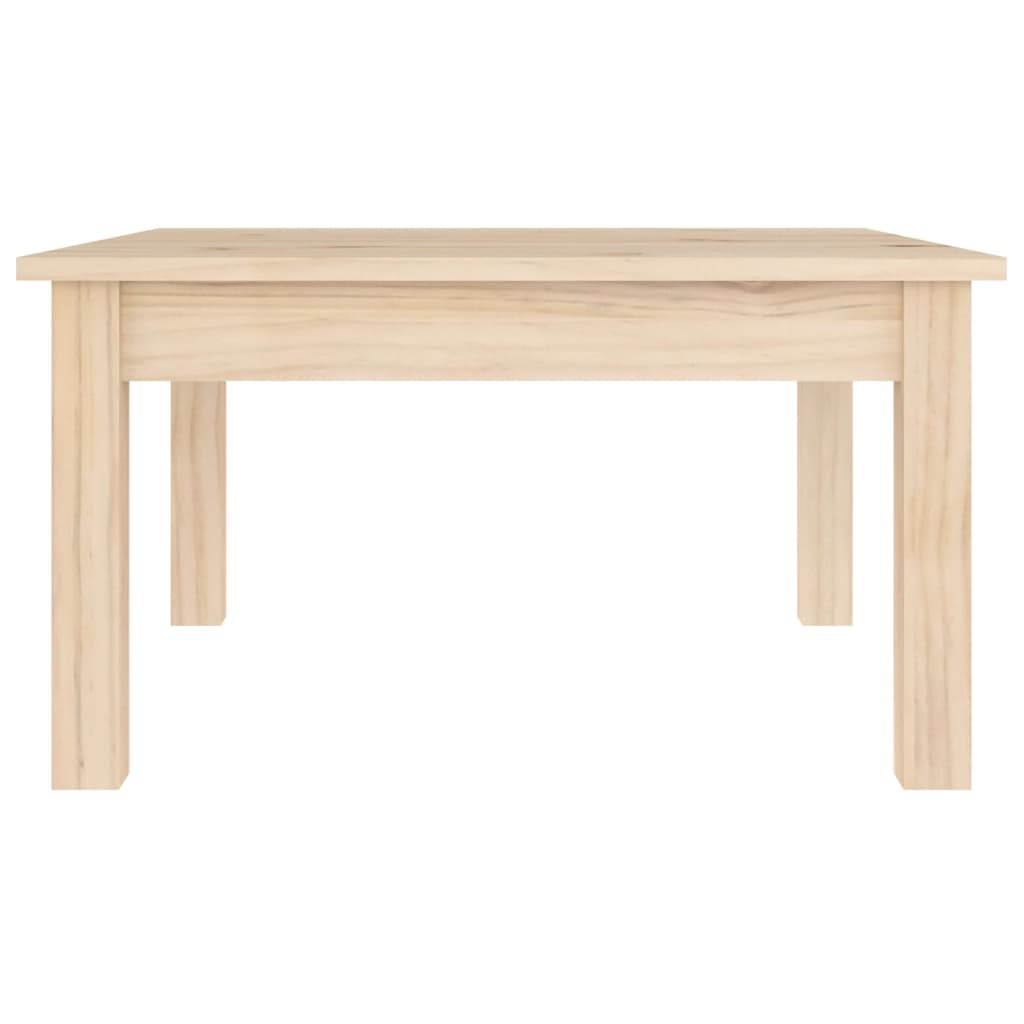 Tavolino da Salotto 55x55x30 cm Legno Massello di Pino