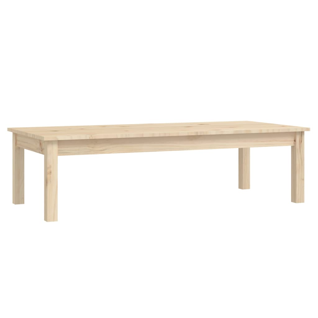 Tavolino da Salotto 110x50x30 cm Legno Massello di Pino