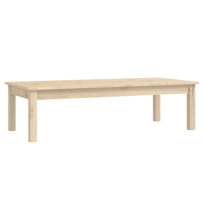 Tavolino da Salotto 110x50x30 cm Legno Massello di Pino